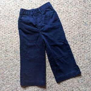 Ralph Lauren Girls Navy Pants Wider Leg Sz 2T
